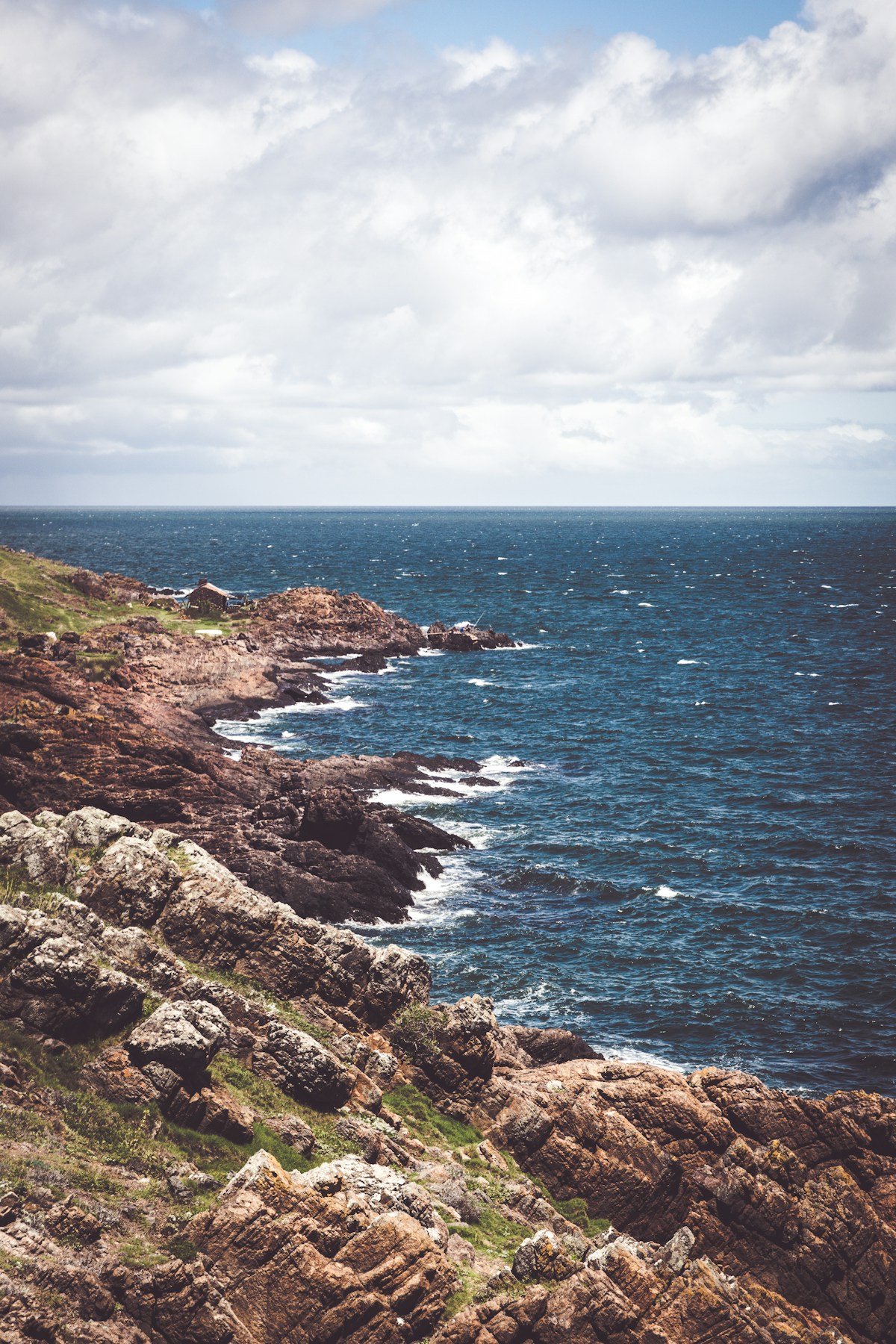 The coastline near Montevideo, Uruguay, where the Atlantic Ocean meets the Río de la Plata